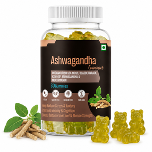 Ashwagandha gummies สมุนไพรพรีเมี่ยมพร้อมสารสกัดจากราก Ashwagandha สำหรับรองรับความเครียดผ่อนคลายและสมดุลอารมณ์ - Product Image 1