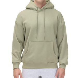 Sudadera con Capucha de Forro Polar Grueso para Hombre, 100% Algodón, Transpirable, de Secado Rápido, Estilo Casual Urbano con Bolsillo - Product Image 2