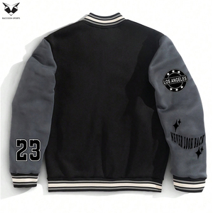 2026 OEM ODM Service Premium Quality Eco-Friendly 100% Polyester Custom Logo Print Unisex Adult Varsity <b>Jackets</b> - Product Image 2