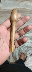 Cucharadita pequeña de madera para servir utensilios de madera para cocinar condimentos cucharas de miel para uso diario - Product Image 4