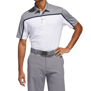 Logo personnalisé Polo à manches courtes de haute qualité, vêtements de travail d'affaires pour hommes, en tissu de coton - Product Image 1