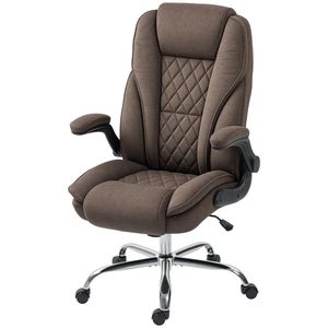 Sedia da Ufficio Girevole Marrone Scuro per Computer e Studio - Product Image 5