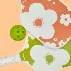 Toppro ชุดไม้แร็กเกตรังผึ้งไฟเบอร์กลาสพิคเกิลบอลสำหรับกีฬากลางแจ้ง T7025พร้อมแกนรังผึ้งสีส้ม & แอปเปิ้ลเขียว - Product Image 6