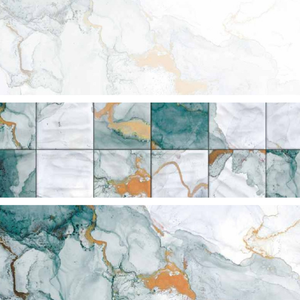 High Quality 300x600 White Marble Look Ceramic <b>Tile</b> Minimalist Wall Finish For Modern Office And Commercial Environments - Product Image 2