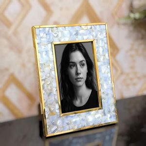 Elegant Style MOP Inlay Photo <b>Frame</b> Floral Handmade MDF Resin <b>Frame</b> Mother Of Pearl Picture <b>Frame</b> at very reasonable Price - Product Image 1