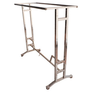 Expositor de Ropa Plegable Moderno de Metal Cromado Resistente Portátil para Tiendas OEM ODM Vietnam - Product Image 1