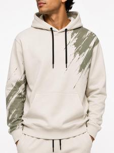 Men's Hooded Sweatshirt Regular Fit Casual Pullover Pocket <b>Raglan</b> Sleeve Eco-Friendly 350g Fleece Cotton Autumn Wear - Product Image 5