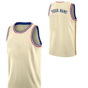 Basketballs Jersey Custom <b>Black</b> Red-Blue Split Fashion <b>Tops</b> Basketball Jersey Color-Split High School Best Quality Stitched - Product Image 5