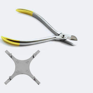 High Quality Manual Stainless Steel Orthodontic Wire Bending <b>Pliers</b> Dental Bracket Placing Removing Tools <b>Set</b> By Grip Surgical - Product Image 2