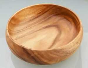 Juego de Tazones de Madera Hechos a Mano, Estilo Rústico Redondo, Artesanía Natural, Decoración del Hogar, Material de Madera Duradero - Product Image 6