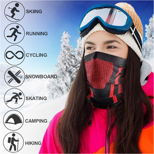 Cache-cou de moto sans couture personnalisé, respirant, en maille, demi-masque coupe-vent pour cycliste, cagoule tubulaire - Product Image 3