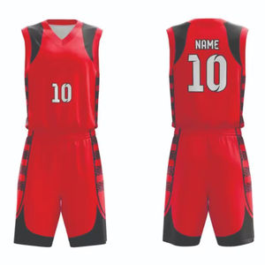 Maillots de basket-ball pour hommes sur mesure, grande taille, en tissu mesh respirant avec impression numérique - Product Image 5