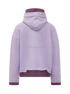 Sweats à capuche pour hommes avec épaules tombantes Sweat à capuche en coton à ourlet brut Pull surdimensionné de haute qualité Polaire HoodiesDDP Shipping - Product Image 5