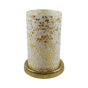 Portavelas de Cristal Multicolor con Base de Mármol, Acabado Antiguo, Hecho a Mano, Ecológico, de Z.HANDICRAFTS - Product Image 3