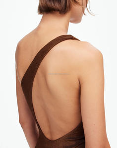 Traje de baño de una pieza para mujer de estilo occidental de secado rápido Reversible transpirable de alta calidad, venta al por mayor de fábrica, traje de cuerpo de leotardo - Product Image 5