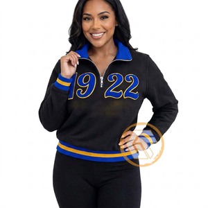 GREEK TREASURES เสื้อกันหนาว Sigma Gamma Rho แบบสั่งทำพิเศษ ปักลายด้านหน้า ผ้าเนื้อดี เป็นมิตรกับสิ่งแวดล้อม คุณภาพสูง 500 กรัม - Product Image 3
