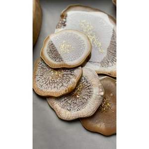 Posavasos Ovalados y Redondos de Resina para Decoración de Mesa, Vajilla y Adornos de Mesa para Fiestas - Product Image 3