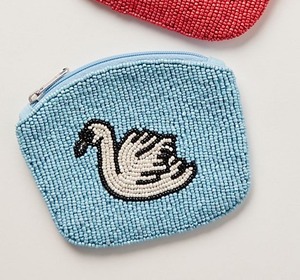 Sacs miniatures pour femmes, personnalisables en gros, avec fermeture éclair, motifs faits main, broderie de perles de rocaille, pochettes à monnaie perlées - Product Image 1