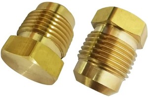Conector de latón hexagonal con rosca NPT macho de 1.8 pulgadas para tuberías de suministro de agua (AOL-156) - Product Image 2