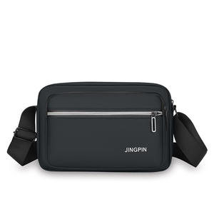 Waterproof Nylon Shoulder Bag for Men Lightweight Crossbody Messenger Bag with <b>Adjustable</b> <b>Strap</b> and Multi Pocket waist bag - Product Image 5