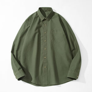 Camisas de Manga Larga Tejidas de Alta Calidad al por Mayor para Hombre, Camisas Vaqueras para Hombre, Camisas de Vestir Vaqueras para Hombre - Product Image 2