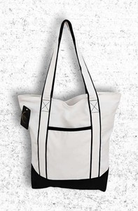 Bolsa de Tela Natural Sostenible de 46x40 Pulgadas, Reutilizable, Ecológica, para Compras, con Asas Resistentes para Uso Diario - Product Image 4