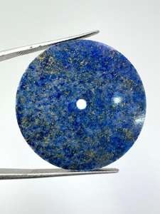 Esfera de reloj de lapislázuli natural, plana, tamaño 31.50 mm, grosor 0.9 mm, esfera para reloj - Product Image 2