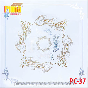 Plaques de plafond suspendu en PVC anti-affaissement de 10 mm, 2x2, étanches, pour remplacement de panneaux de sous-sol - Product Image 1