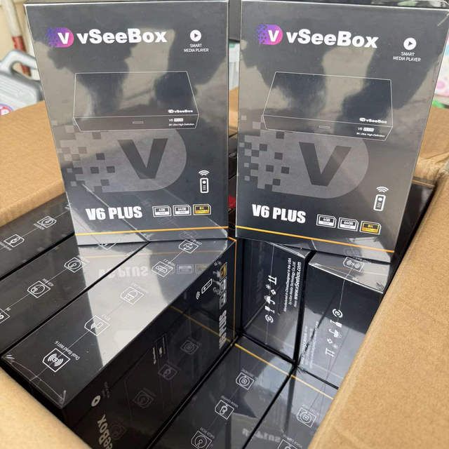 Original New VSeeBox V6 Plus TV Box with 6K Support Amlogic S905X3 Quad Core