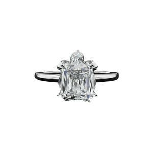 Diamant synthétique moderne en forme de tortue, couleur DEF, qualité VVS VS1, pierre lâche pour collections de bijoux haut de gamme - Product Image 1