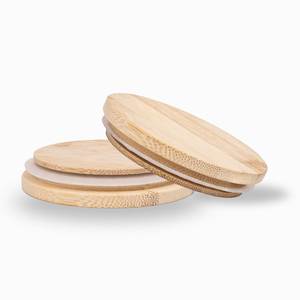 Wooden <b>Candle</b> Lid With Silicone Seal Ring For DIY <b>Candle</b> Making Kits by Handmade Collection - Product Image 6