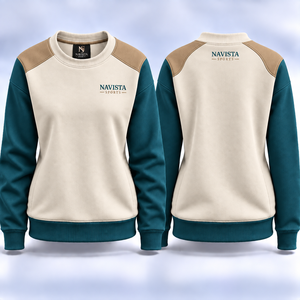 Sudadera de cuello redondo para mujer, cálida para invierno, con bordado, 100% algodón, forro polar, manga larga, venta al por mayor - Product Image 6
