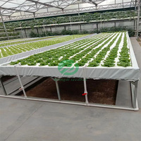 Table de semis légère et durable en plastique ABS, résistante à la rouille, système de banc roulant hydroponique pour culture en eau