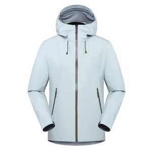 High Demanded Wholesale Unisex Full Zip 100% Polyester Waterproof Eco-Friendly Hooded Lightweight Windbreaker <b>Rain</b> <b>Jacket</b> - Product Image 1