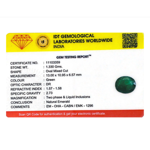 Certified Natural Zambian Emerald 6.5 Carat Loose Gemstone for Fine Jewelry - Product Image 4
