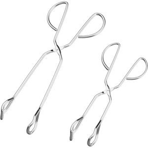 Juego de Pinzas de Cocina de Acero Inoxidable de 2 Piezas (10/13 Pulgadas) para Cocinar, Asar, Servir, Barbacoa, Juego de Utensilios de Cocina Premium - Product Image 1