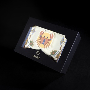 Cajas de regalo biodegradables de lámina trapezoidal del zodiaco Personal de lujo RTS Premium, embalaje de joyería de papel de Arte de 2mm, regalo de cumpleaños - Product Image 4