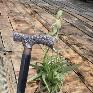 Decoración de Hogar Plegable Ajustable Hecha a Mano en Madera Vintage con Diseño Dorado Antiguo Pulido - 36 Pulgadas para el Día de la Madre y el Día del Padre - Product Image 1