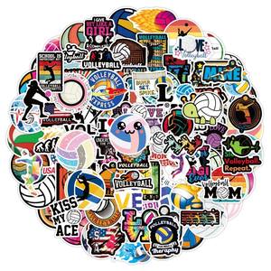 Pegatina de Vinilo PVC Impresa con UV Personalizada |   Calcomanías de Dibujos Animados Recortadas a Troquel, Resistentes al Agua, Adhesivo Removible, Acabado Brillante para Ventanas, 100 Unidades - Product Image 6