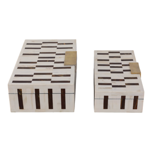 Bulk Supply FAIZA CRAFT New Design Resin Inlay Modern Luxury Customizable Engraved Square Jewelry <b>Ring</b> <b>Storage</b> Box Wedding Home - Product Image 4