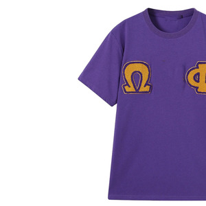 สั่งทำพิเศษ | โอเมก้า | พีเอสไอ | ฟี | เสื้อยืดคอกลมผ้าฝ้าย 100% ทรงหลวม ระบายอากาศได้ดี น้ำหนัก 220 กรัม แขนสั้น ทรงปกติ ผ้าถัก ปักลาย สำหรับผู้ชาย - Product Image 2