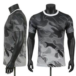 T-shirt streetwear surdimensionné pour homme en coton 100% imprimé par sublimation personnalisée avec fonction de séchage rapide - Product Image 4