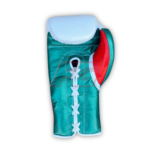 No Boxing No Life Guantes de Boxeo MMA de Cuero Genuino Estilo Mexicano con Cordones Antideslizantes de Dedo Completo que Absorben la Humedad para Entrenamiento y Sparring - Product Image 5