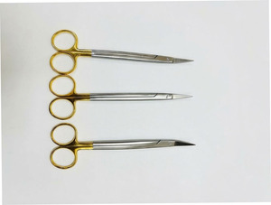 3 ciseaux dentaires Dean Perma Sharp de 6,25 pouces en acier inoxydable, instruments chirurgicaux médicaux pour une coupe de précision - Product Image 2