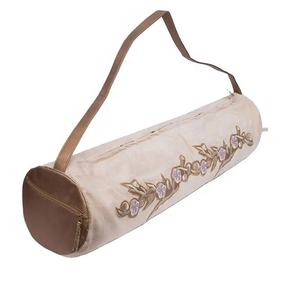 Bolsa de Transporte para Esterilla de Yoga Grande, Correa de Hombro Compacta, Unisex, Ecológica, de Lona de Algodón, con Logotipo Personalizado, Duradera y Antideslizante | - Product Image 1