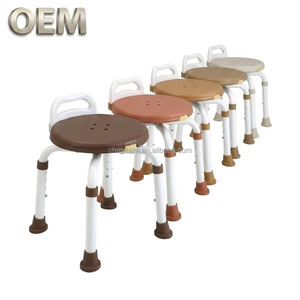 OEM/ODM Taiwan Made Adjustable Lightweight Aluminum Alloy Shower <b>Chair</b> 360 Degree <b>Rotation</b> Bathroom Safety Equipment - Product Image 1