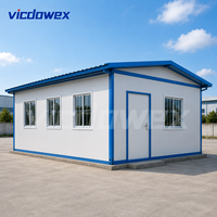 VICDOWEX Maison Modulaire de Luxe Contemporaine Intégrée Type T avec Isolation Thermique pour Camp de Construction et Salle à Manger