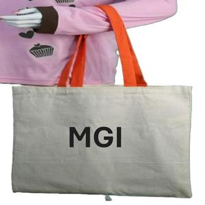 Sac fourre-tout en coton écologique personnalisé imprimé, réutilisable, pour la plage, sac de shopping fantaisie, sac promotionnel en toile recyclée, vente en gros - Product Image 2