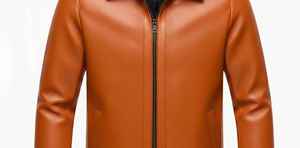 Chaqueta de Cuero Larga Estilo Casual Urbano para Hombre OEM con Cuello Textil, Proveedor de Fábrica Personalizado, Chaqueta de Cuero Cálida al por Mayor - Product Image 5