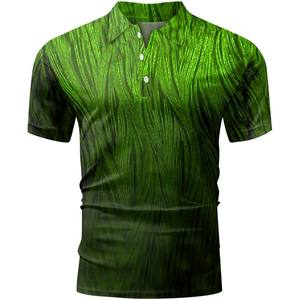 เสื้อโปโลถักไหมพรมสีพื้นเรียบง่าย สไตล์พื้นฐาน กระดุมติด ผ้าฝ้าย 100% แขนสั้น เสื้อสเวตเตอร์ผู้ชาย - Product Image 2